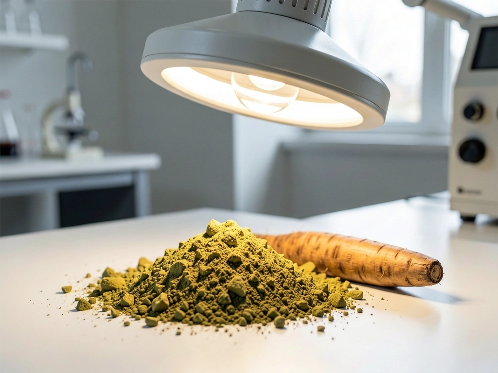 Proses makmal bahan botanikal